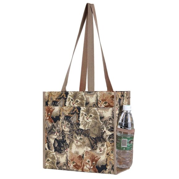Cat Tapestry Shopping Bag – SIGNARE - Picture 2 of 13